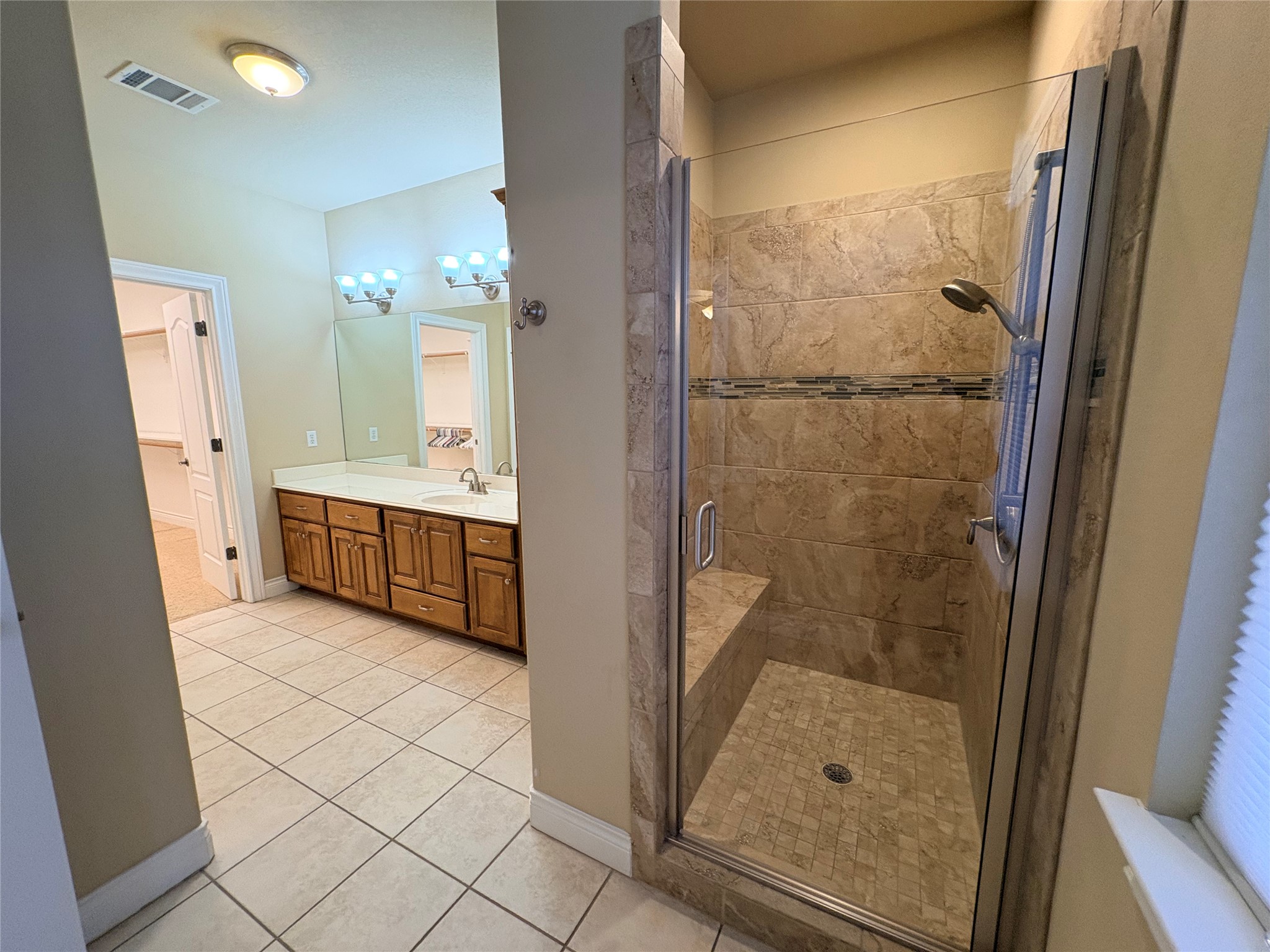 4802 Hidden Springs Trail Georgetown, TX 78633 - Photo 26 of 33 Guest Bath offers a walk-in shower