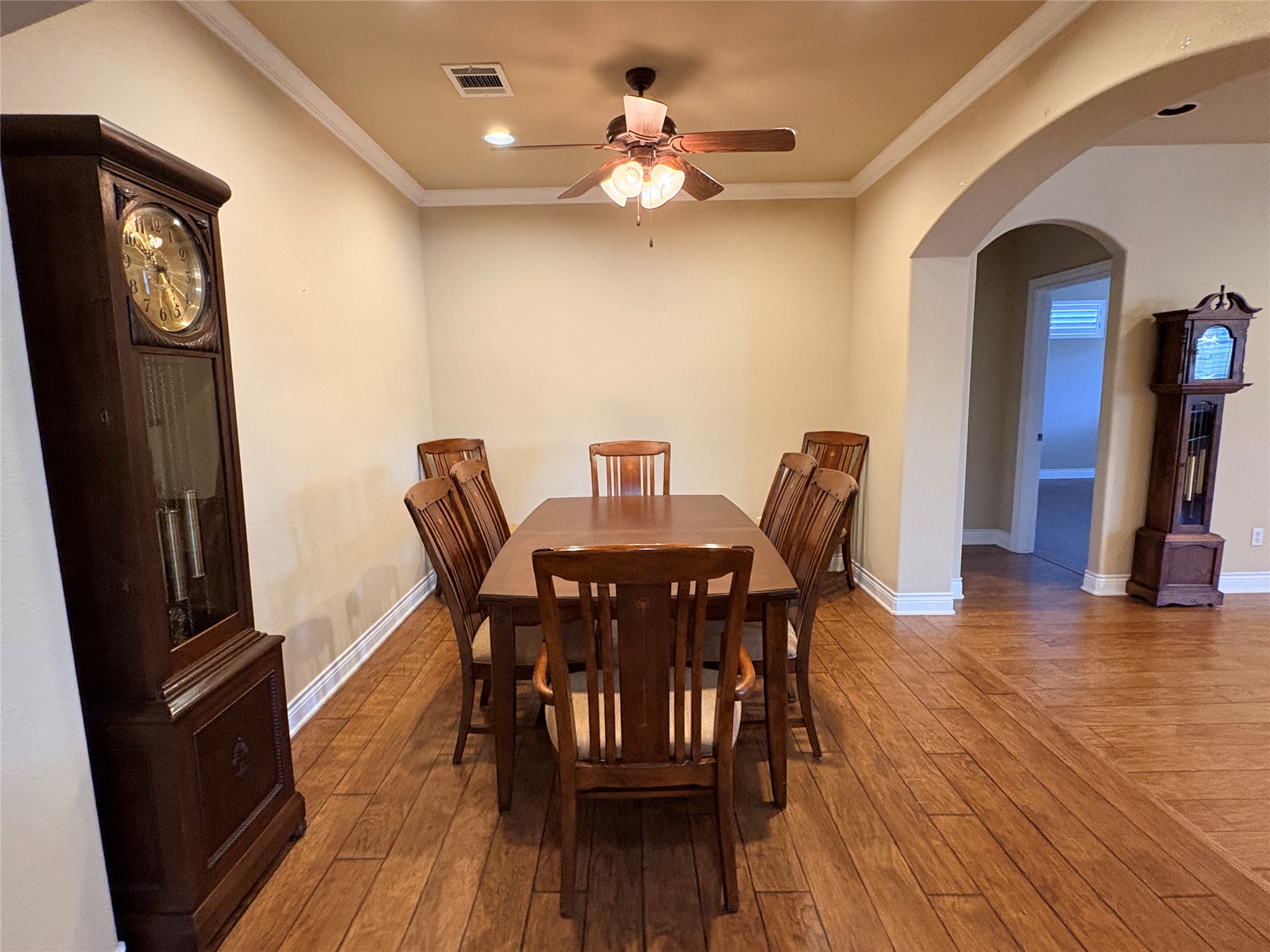 4802 Hidden Springs Trail Georgetown, TX 78633 - Photo 6 of 33 Dining Room adjacent to the living room - space for dining and entertaining.