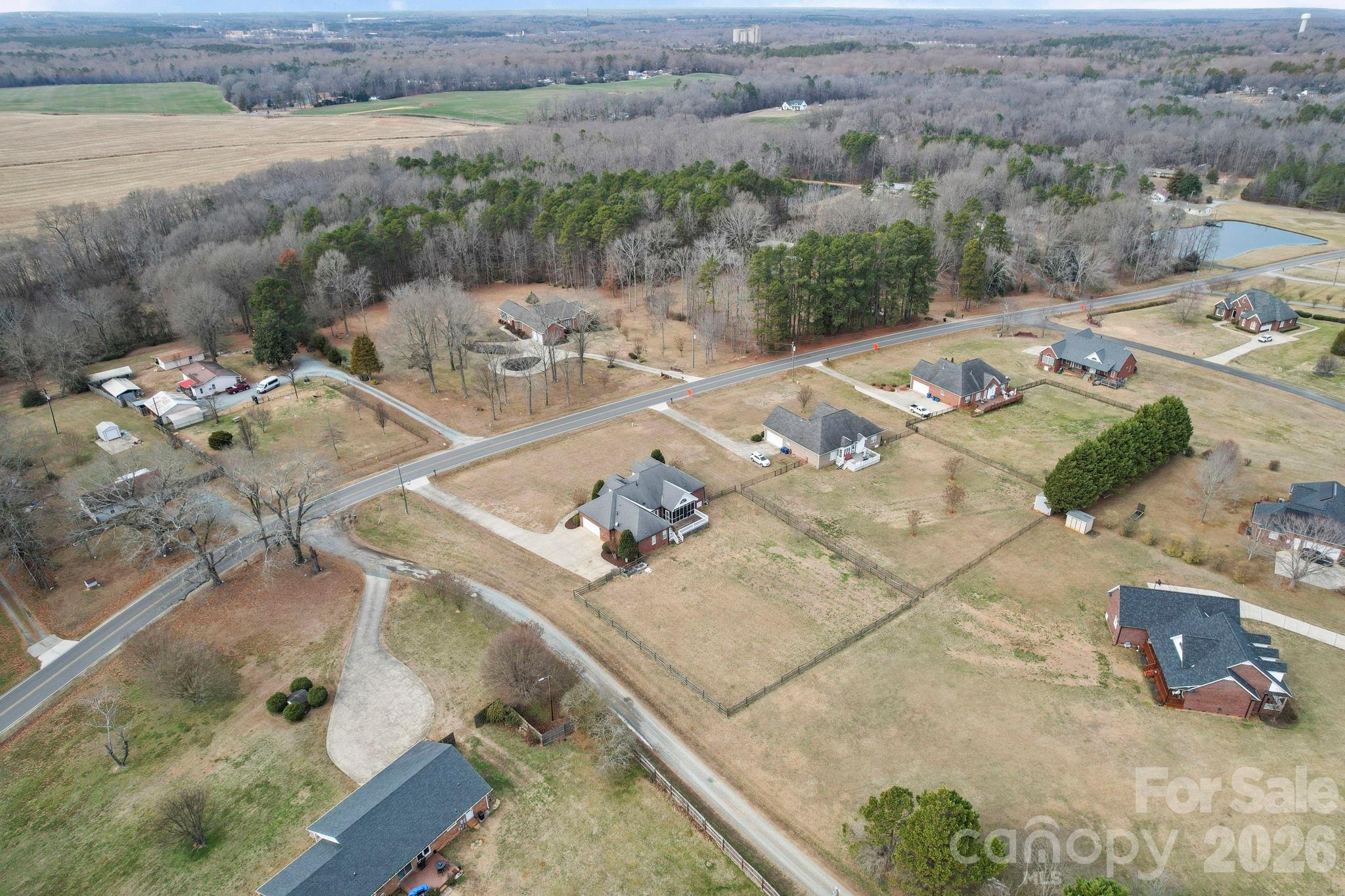 715 Witmore Road Wingate, NC 28174 - Photo 37 of 48 an aerial view of a house with outdoor space
