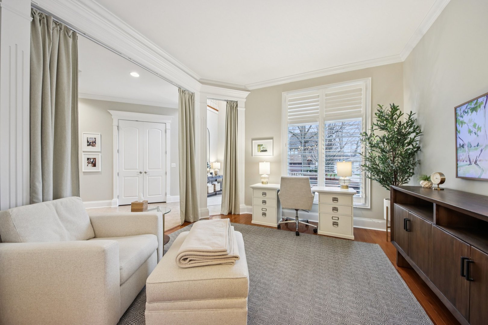 1135 North Main Street Naperville, IL 60563 - Photo 5 of 52 a living room with furniture and a large window