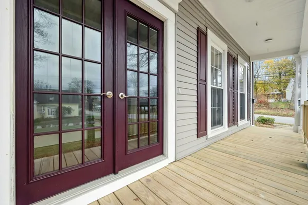 a view of front door