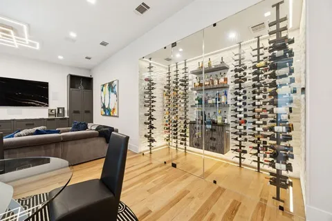 a living room with a couch and a flat screen tv