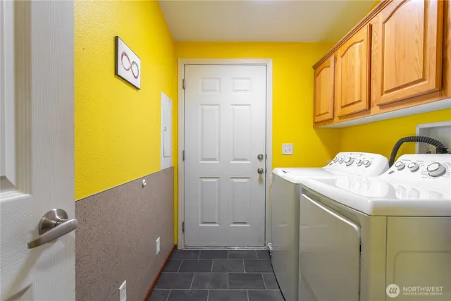 a utility room with a sink