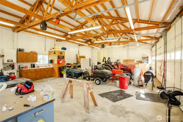 a aerial view of a house