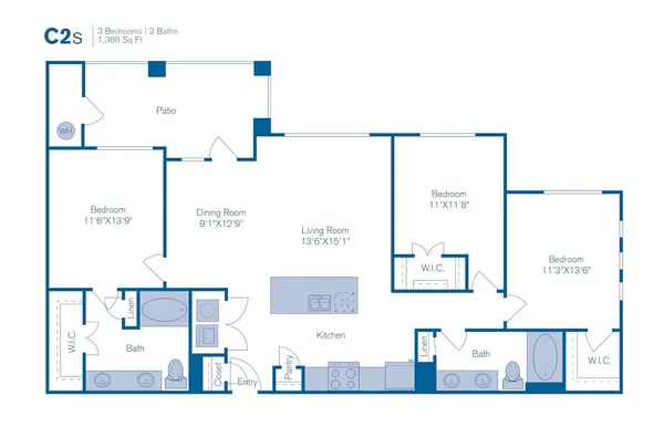 a picture of a floor plan