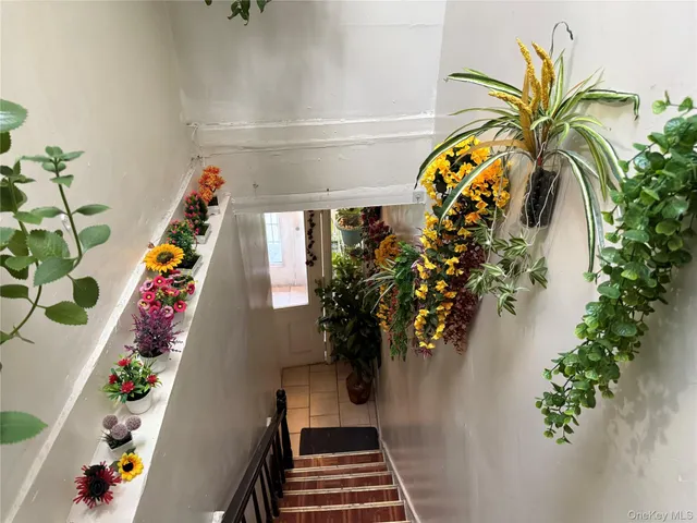 a bedroom with furniture and a bed