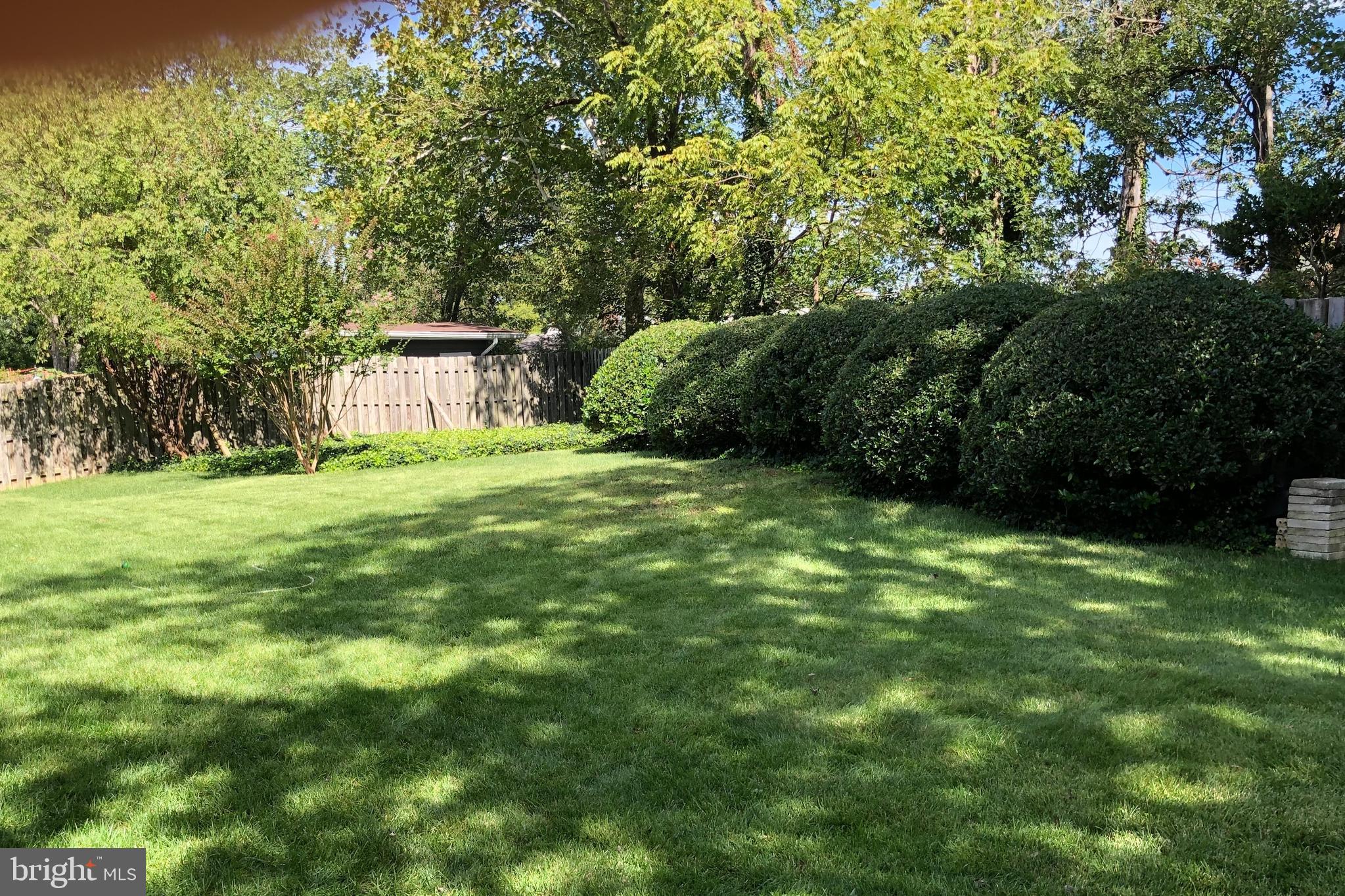 6422 Meriwether Lane Springfield, VA 22150 - Photo 35 of 36 Large Fenced Backyard