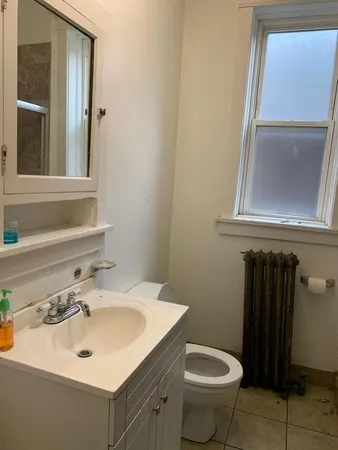 a bathroom with a sink and a toilet
