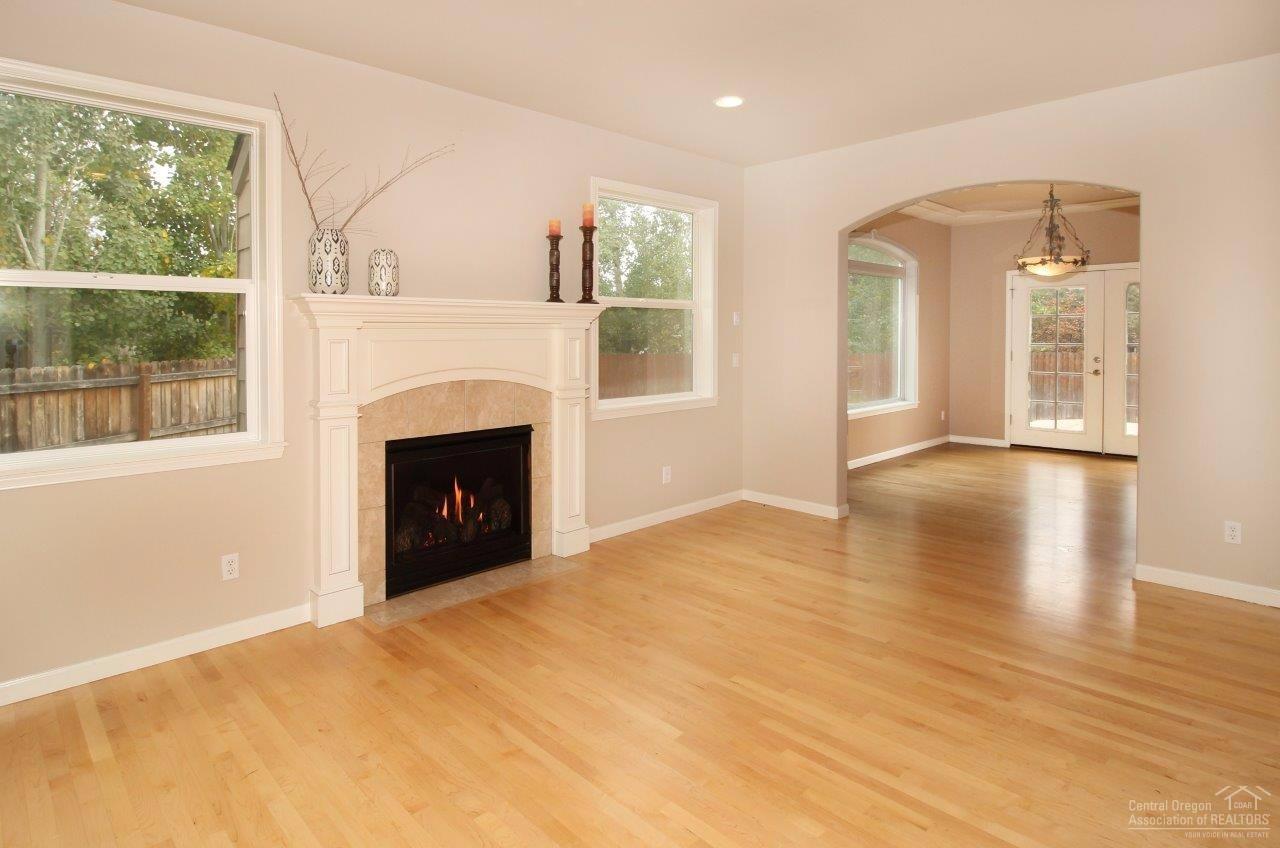 Formal Living. Maple hardwood floors thr