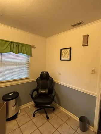 a room with gym equipment