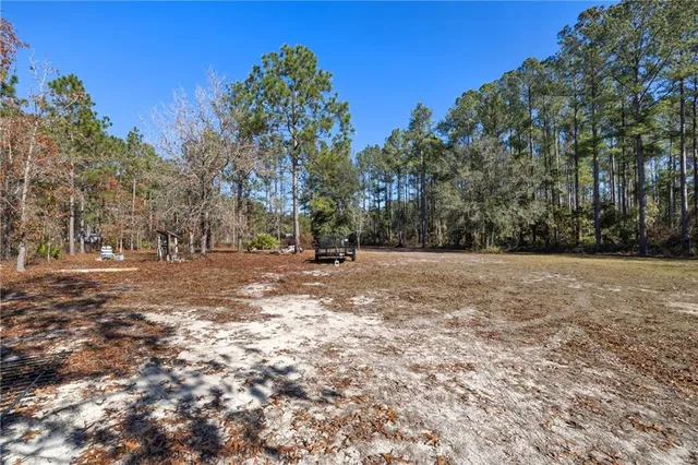 a view of outdoor space with trees