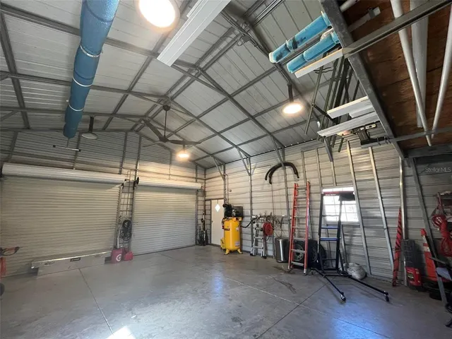 a view of storage and utility room