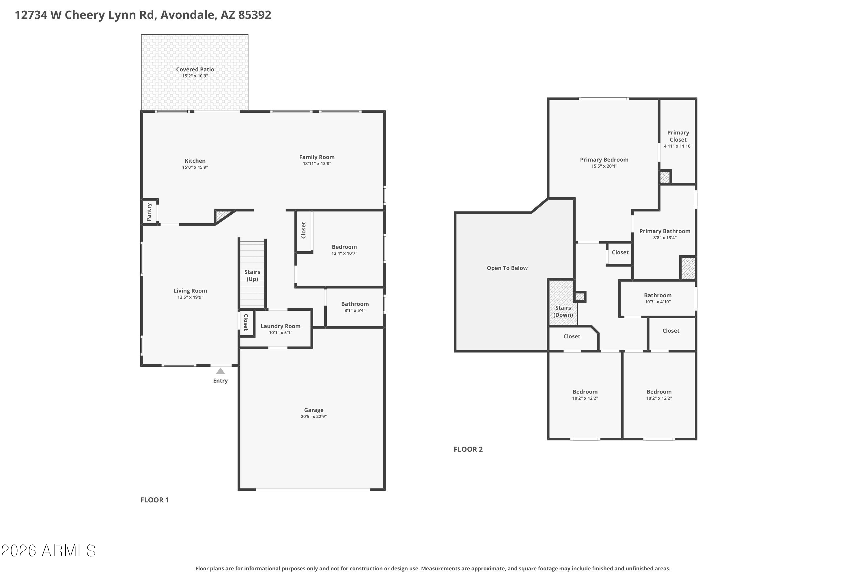 12734 West Cheery Lynn Road Avondale, AZ 85392 - Photo 52 of 54 a picture of a room with a white wall and mirror