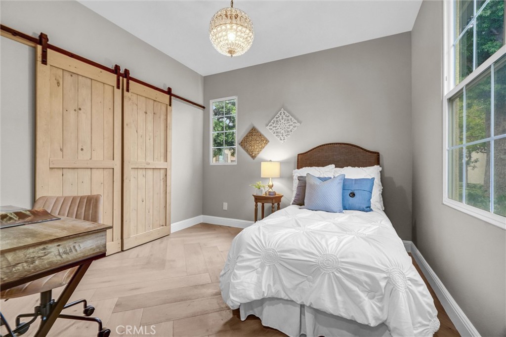 45 Avondale Irvine, CA 92602 - Photo 13 of 28 a bedroom with a bed and a window