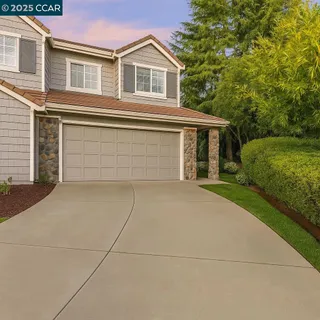 a house view with a outdoor space