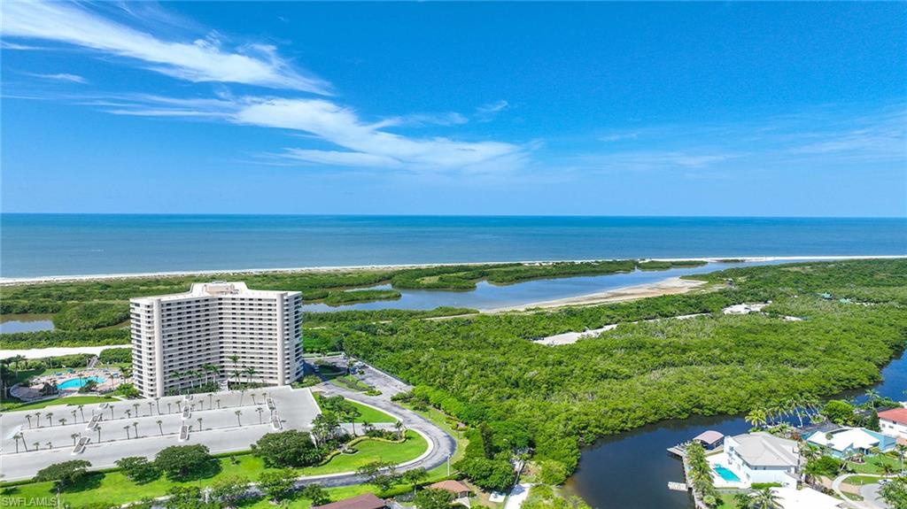 601 Seaview Court, Unit C106 Marco Island, FL 34145 - Photo 31 of 42 Drone / aerial view of a nearby body of water