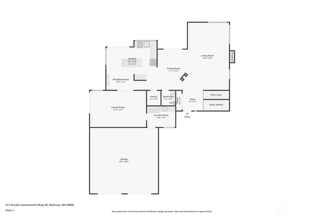 $2,250,000 | 411 West Lake Sammamish Parkway Northeast, Bellevue, WA 98008