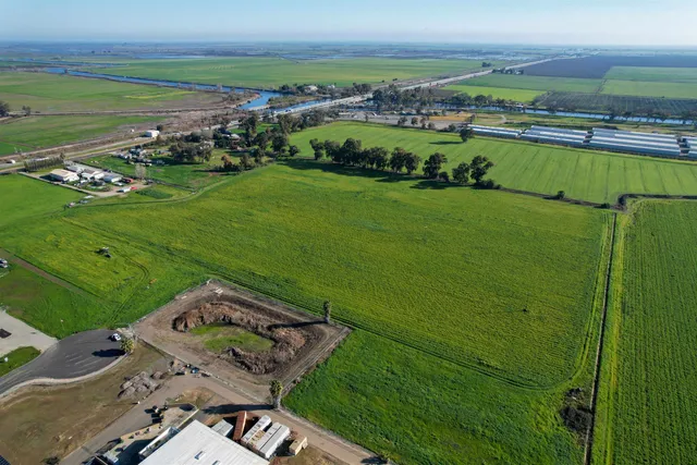 a view of a city with ocean view