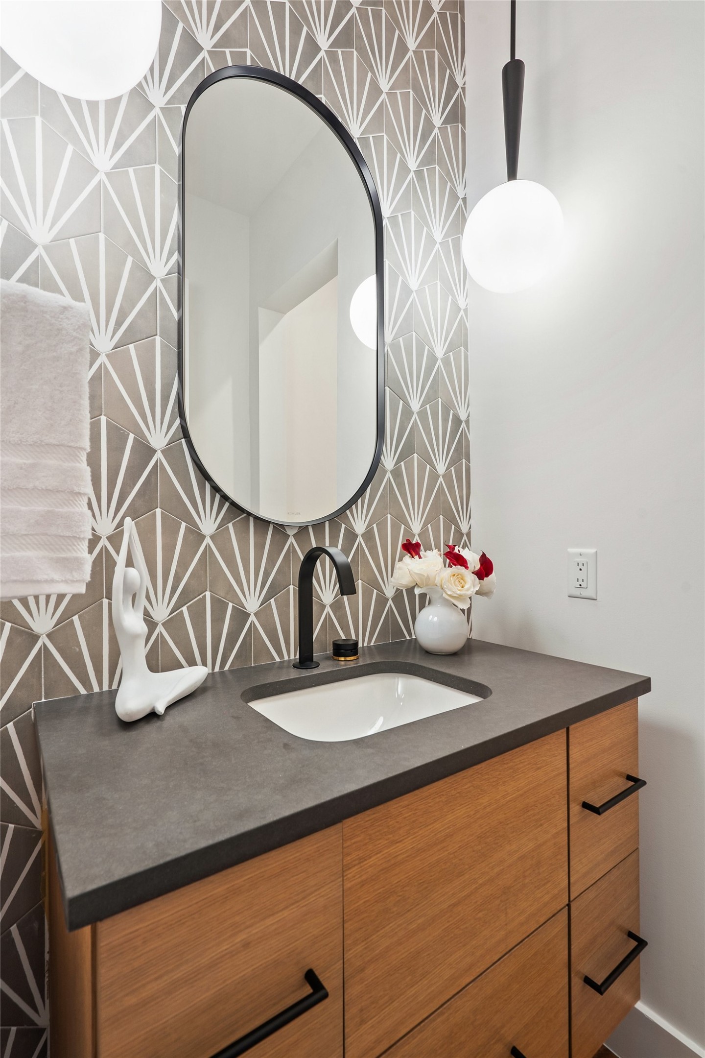 17212 Morning Grove Lane Austin, TX 78738 - Photo 23 of 38 a bathroom with a sink and a mirror