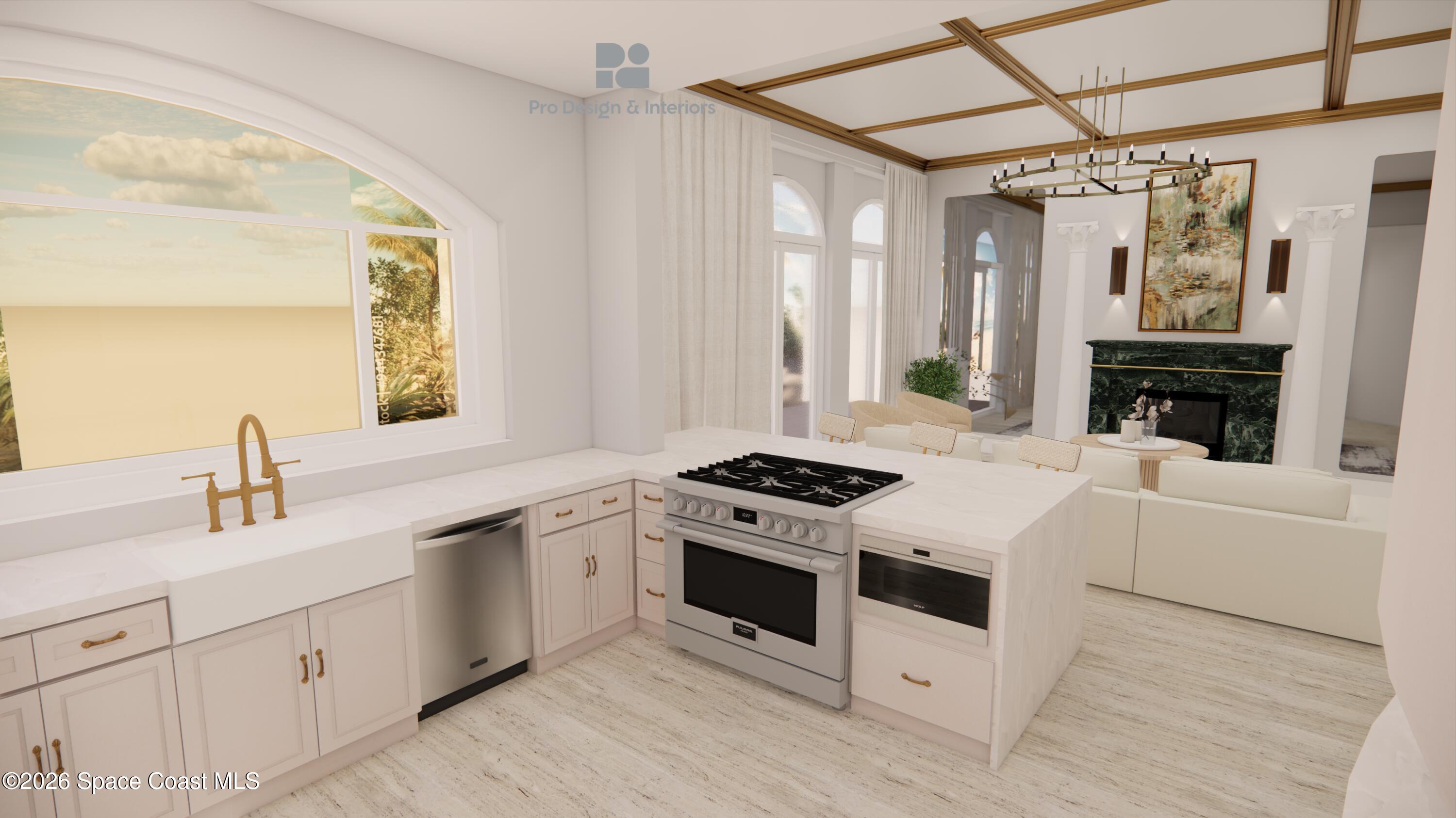 1000 North Riverside Drive Indialantic, FL 32903 - Photo 54 of 91 a kitchen with white cabinets and white appliances