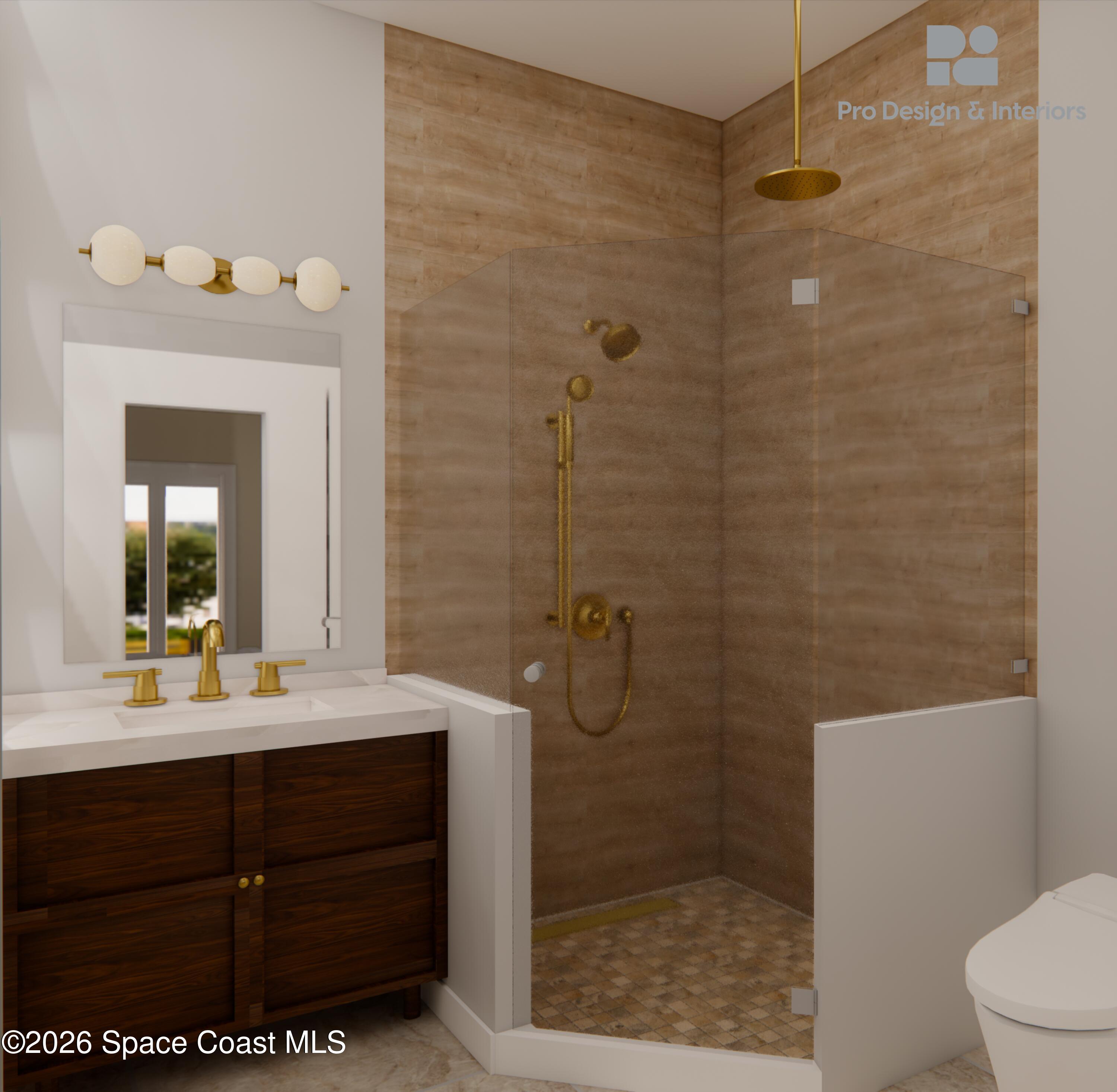 1000 North Riverside Drive Indialantic, FL 32903 - Photo 81 of 91 Bedroom 2 Bathroom Rendering