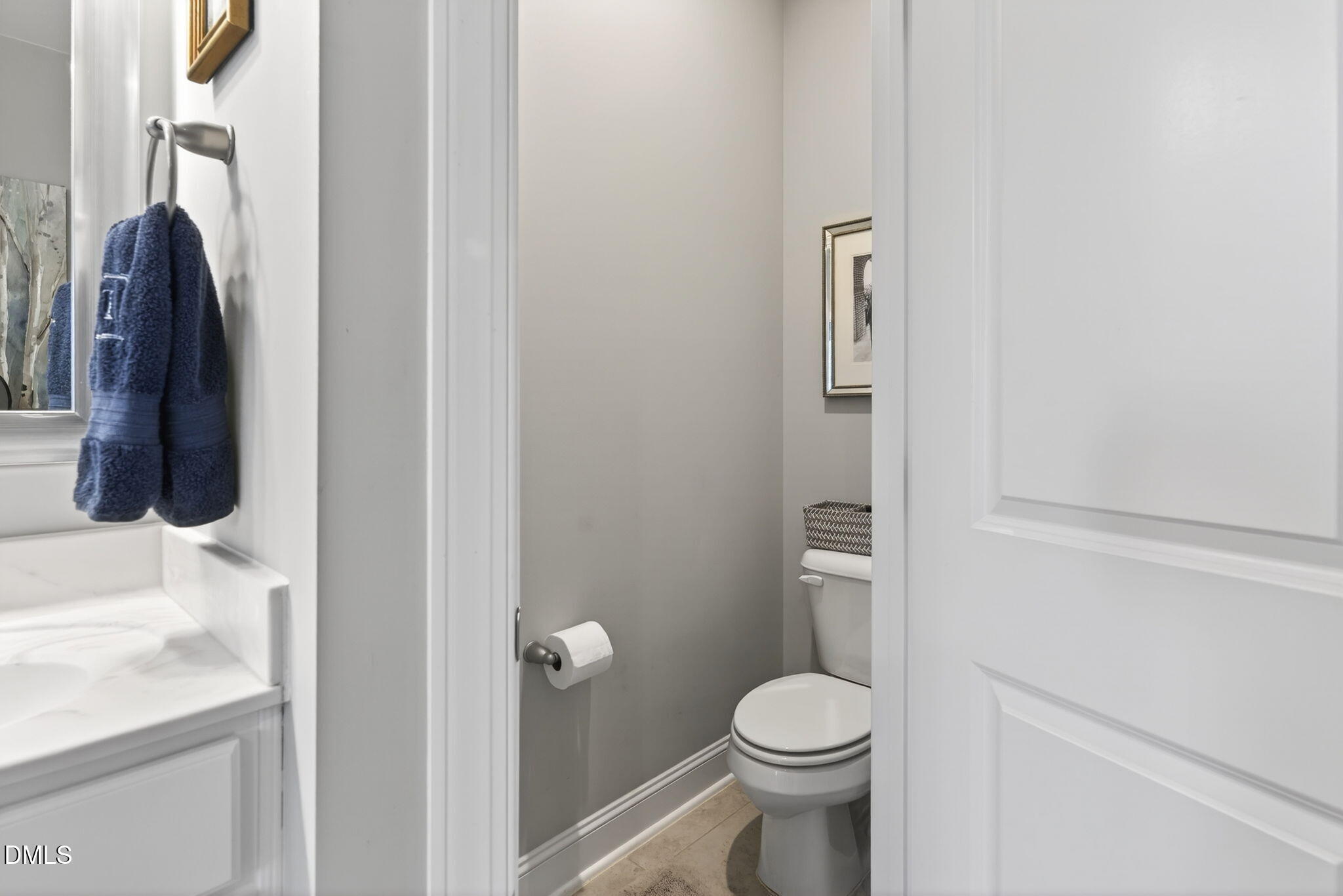 10009 Leesville Grove Drive Raleigh, NC 27613 - Photo 47 of 66 a bathroom with a toilet and a sink