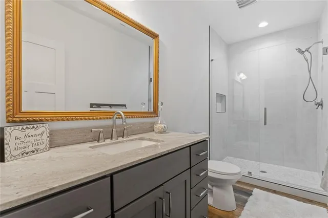 a view of outdoor space with seating area