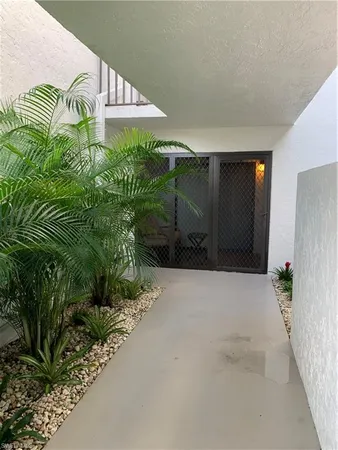 a view of a street with a building in front of it