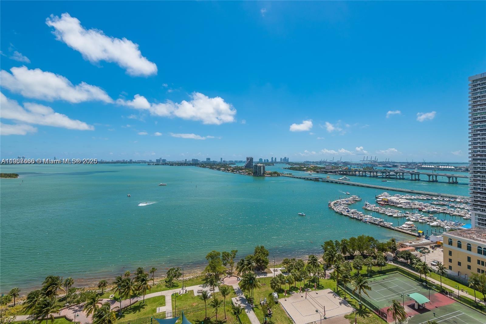488 Northeast 18th Street, Unit 1815 Miami, FL 33132 - Photo 5 of 31 view of a lake with a city