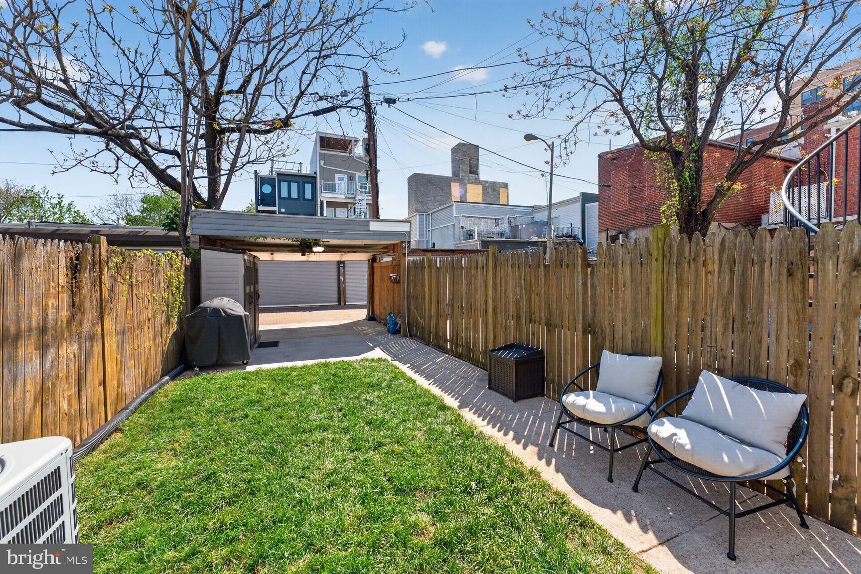 803 9th Street Northeast Washington, DC 20002 - Photo 17 of 22 Backyard w/fresh sod