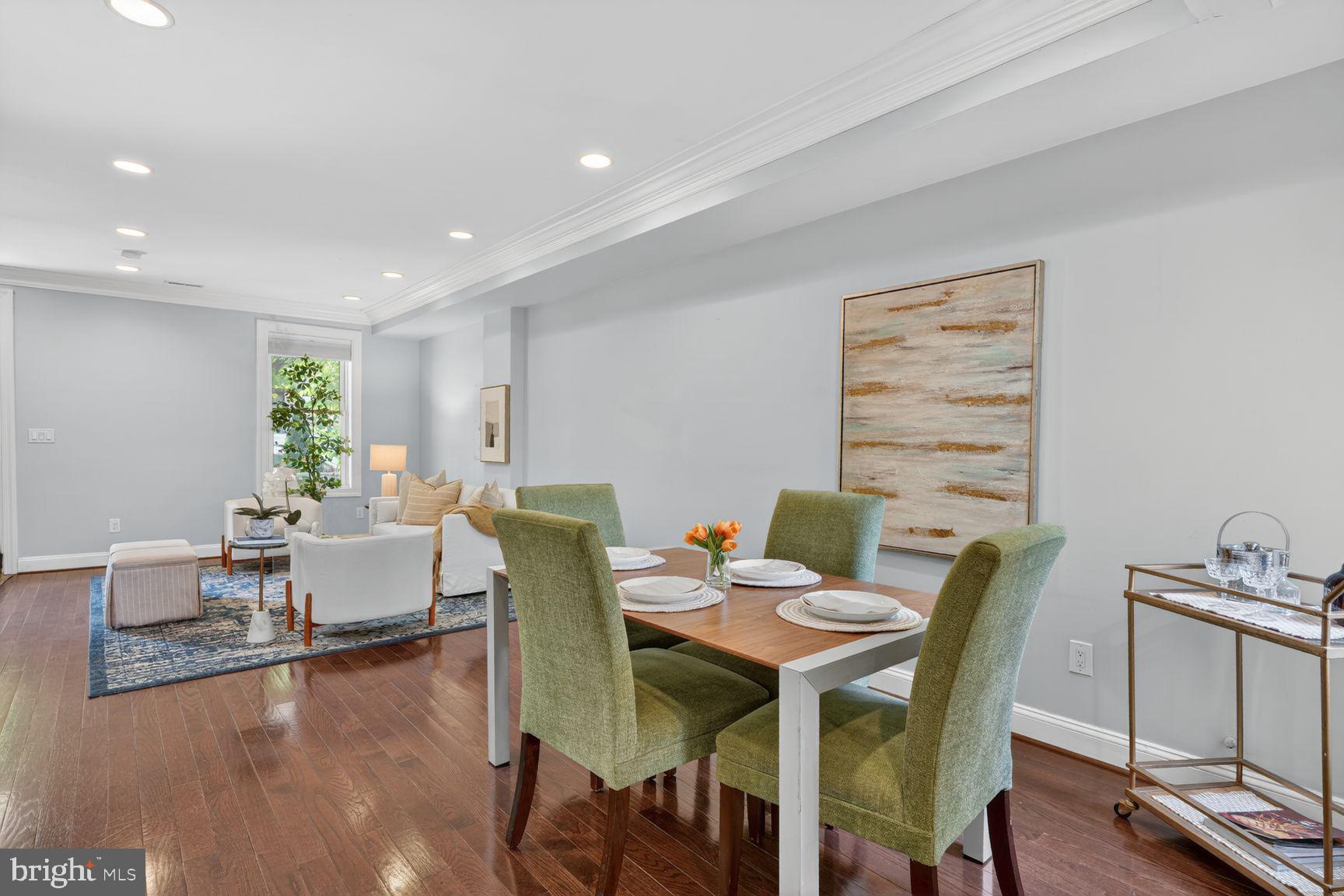 803 9th Street Northeast Washington, DC 20002 - Photo 9 of 29 Dining room w/hardwood floors
