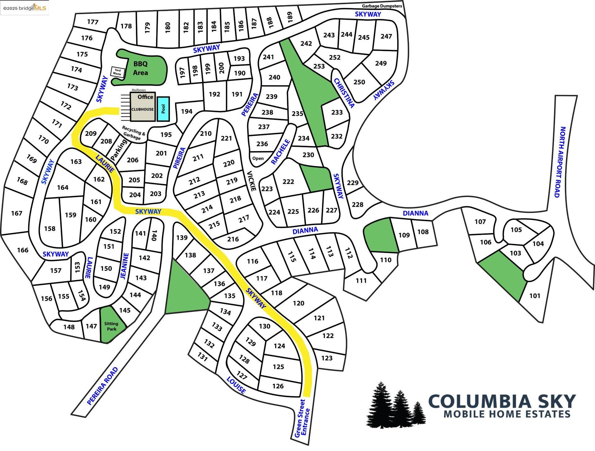 10956 Green Street Columbia, CA 95310 - Photo 17 of 45 Parcel map