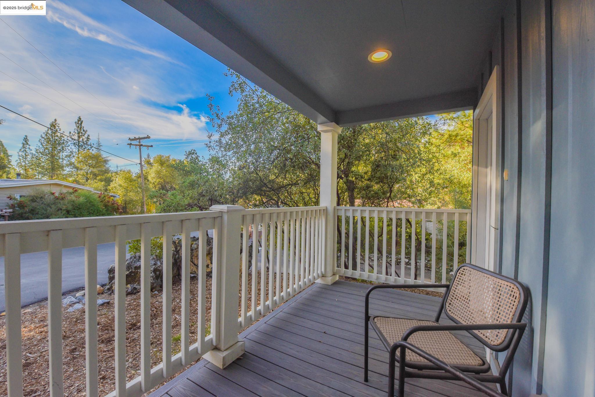 10956 Green Street Columbia, CA 95310 - Photo 2 of 45 a view of balcony with wooden floor