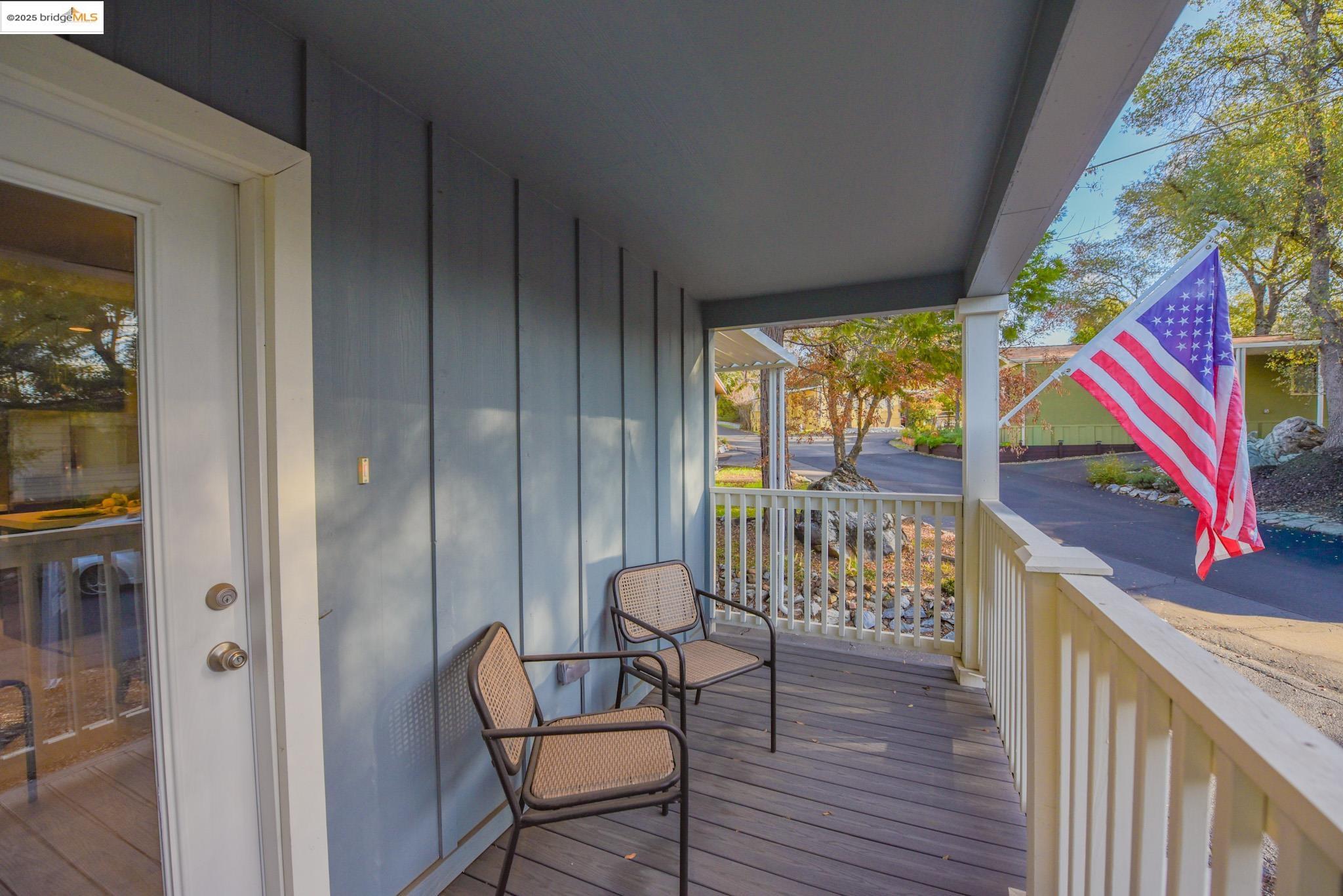 10956 Green Street Columbia, CA 95310 - Photo 26 of 45 a view of front door and deck stairs