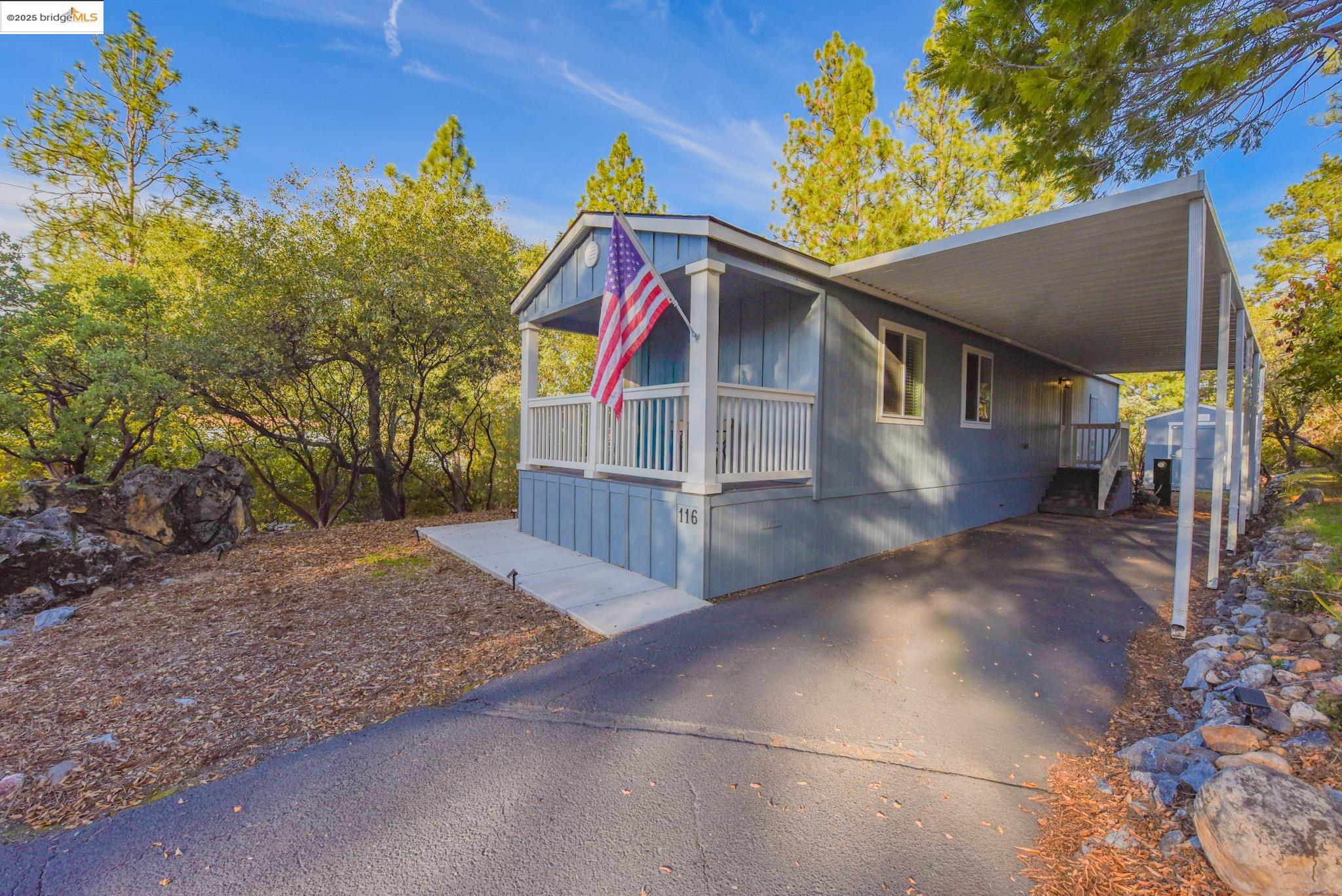10956 Green Street Columbia, CA 95310 - Photo 35 of 45 a view of backyard of house