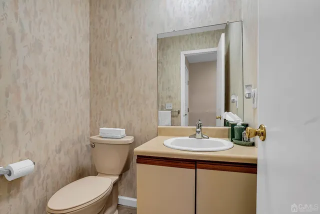 a view of an front door