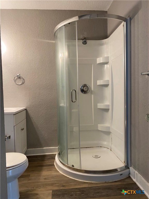 121 Fifteenth Street East Shiner, TX 77984 - Photo 14 of 17 a bathroom with a shower and toilet