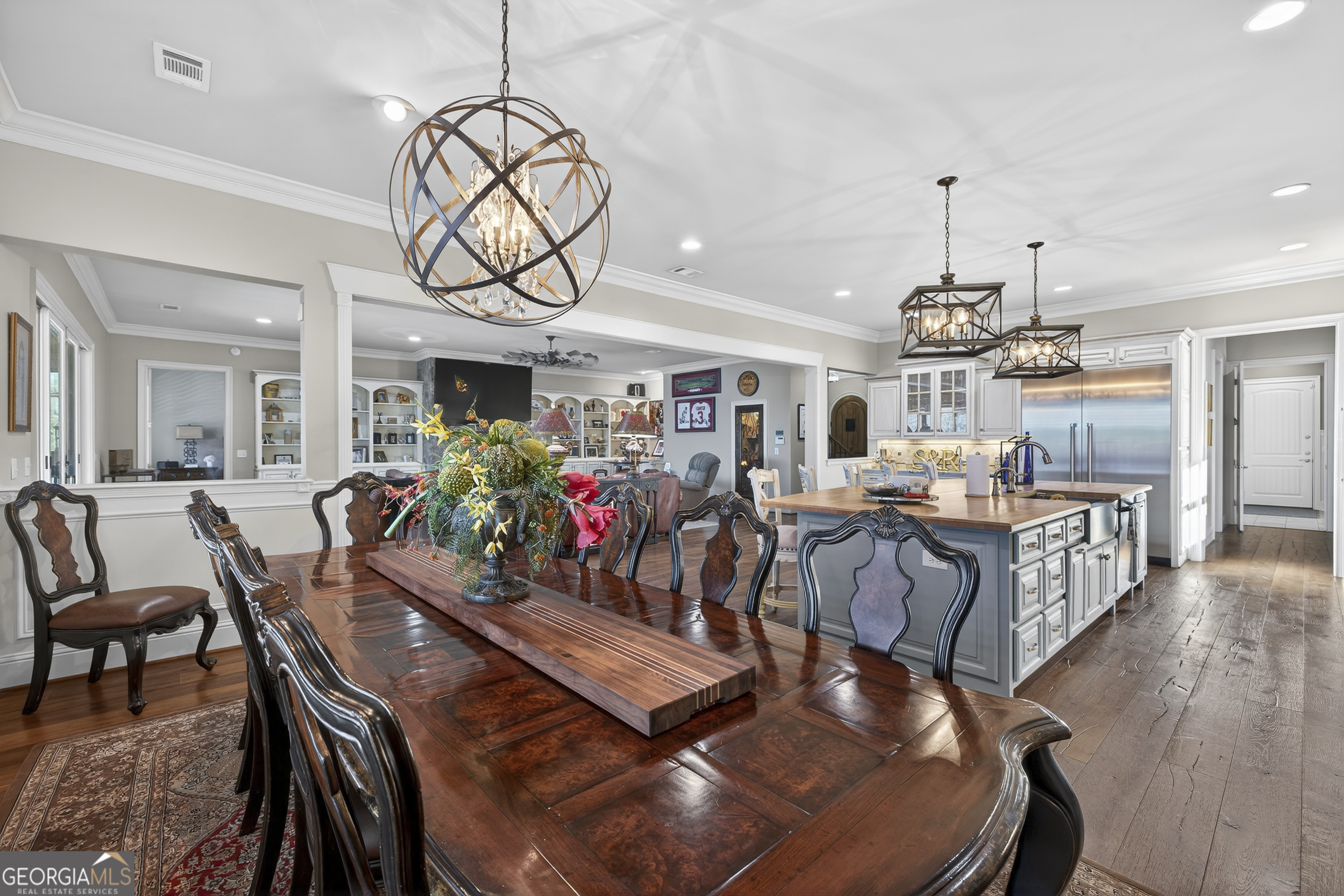 238 Cold Branch Road Eatonton, GA 31024 - Photo 18 of 104 a view of a dining room with furniture window and wooden floor