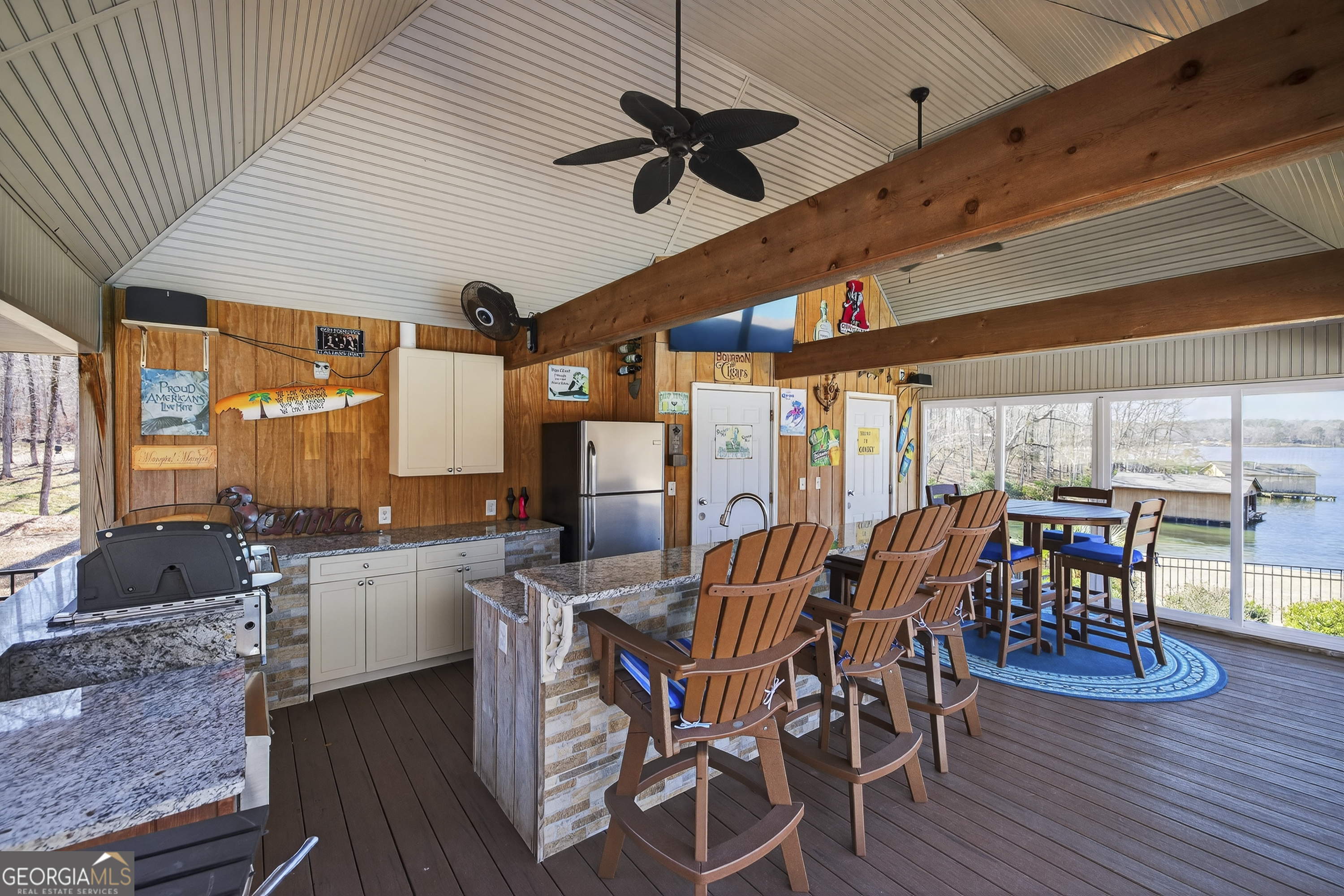 238 Cold Branch Road Eatonton, GA 31024 - Photo 61 of 104 a view of a dining room with furniture window and outside view
