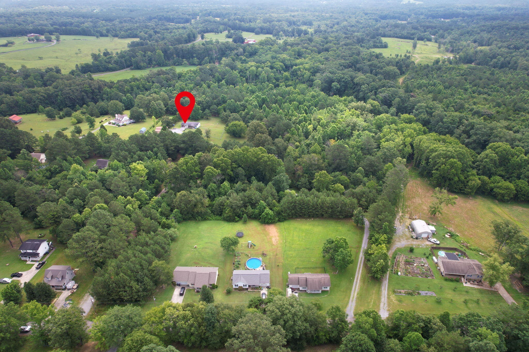 2131 Southeast Hunt Road Cleveland, TN 37323 - Photo 38 of 38 an aerial view of a houses with outdoor space and lake view