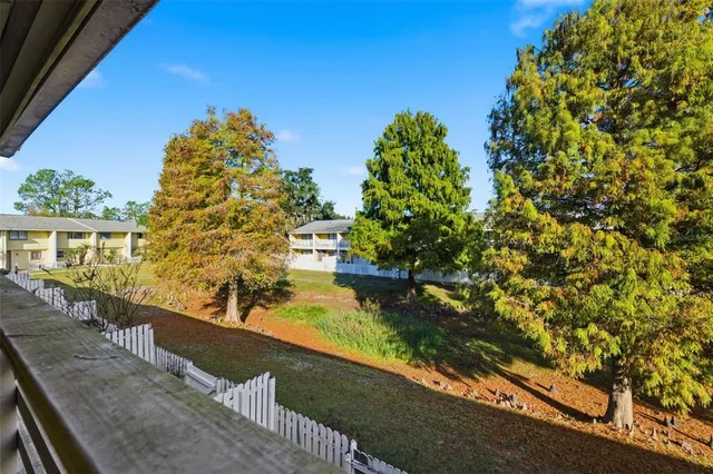 a view of building from balcony