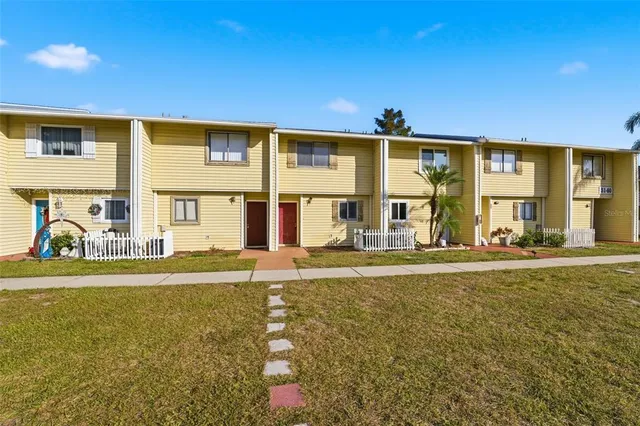 a view of a house with a swimming pool