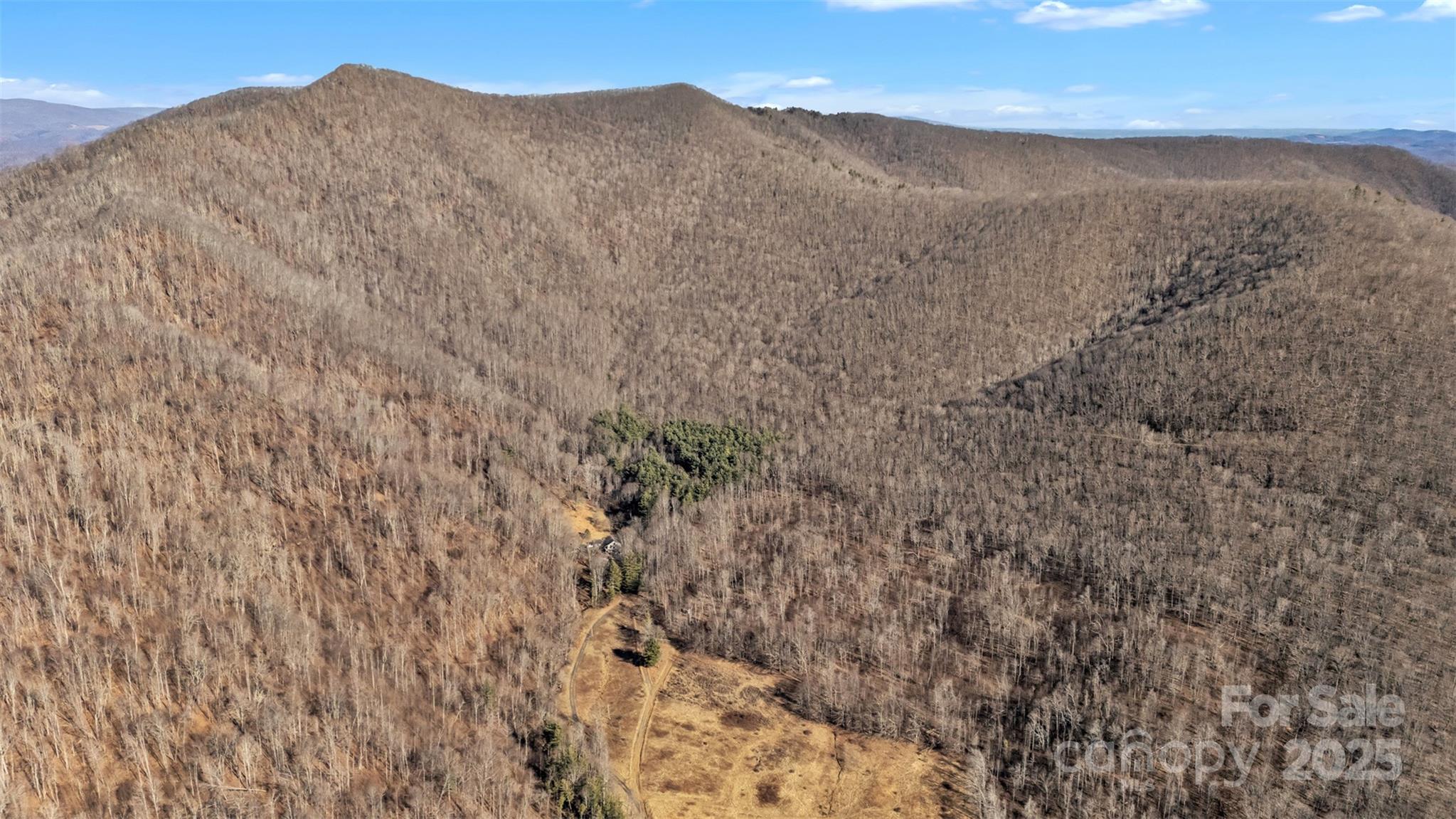 Tbd Johnson Hollow Road Jefferson, NC 28640 - Photo 26 of 44 a view of a dry yard with mountains in the background