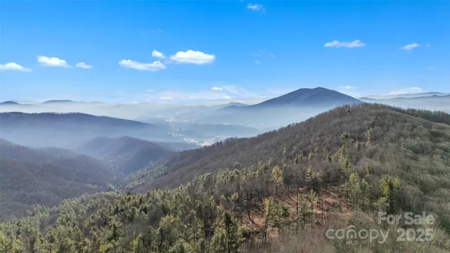 a view of a large mountain