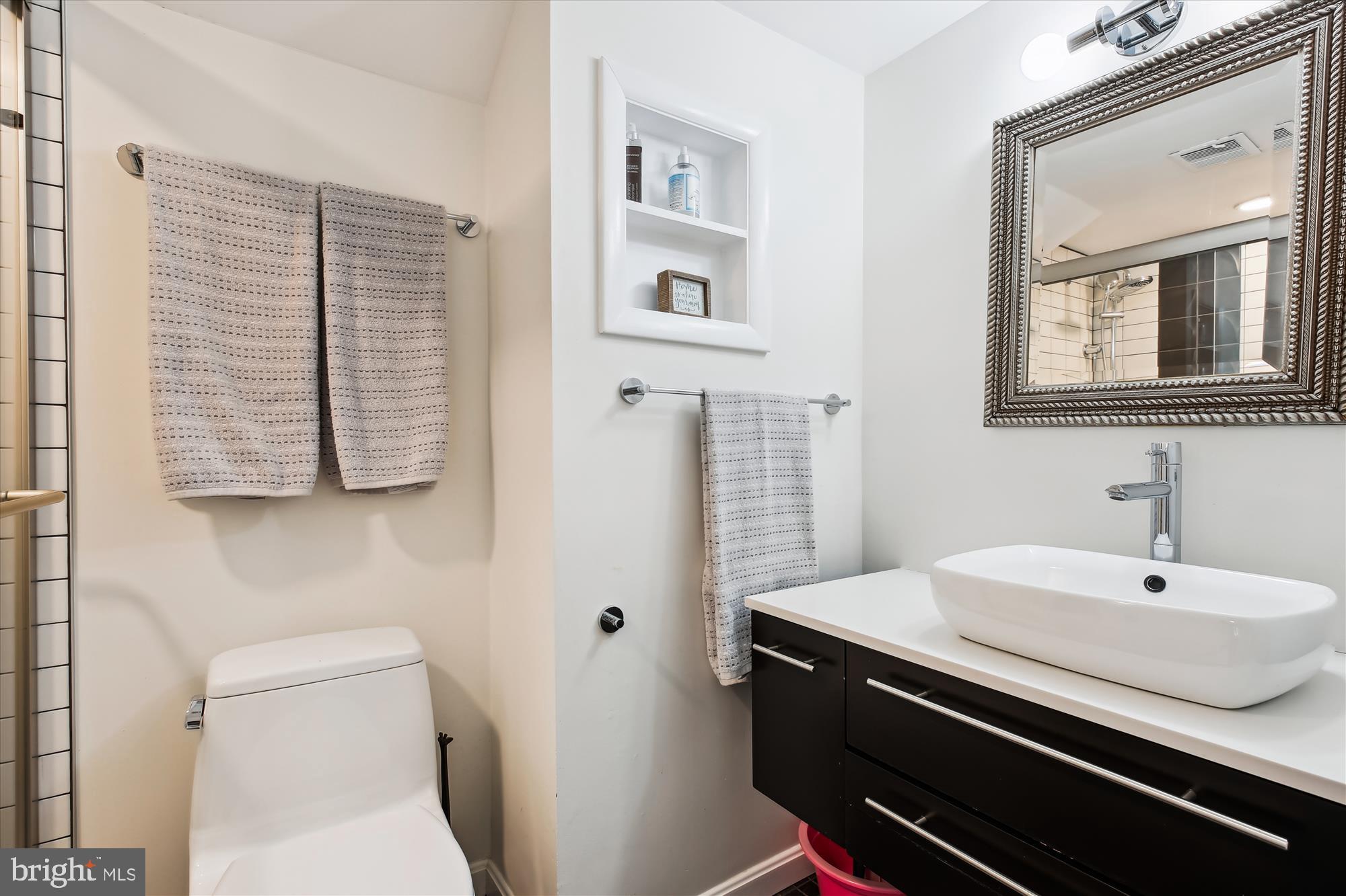 204 Hermleigh Road Silver Spring, MD 20902 - Photo 37 of 60 Renovated Bath with a Vessel Sink