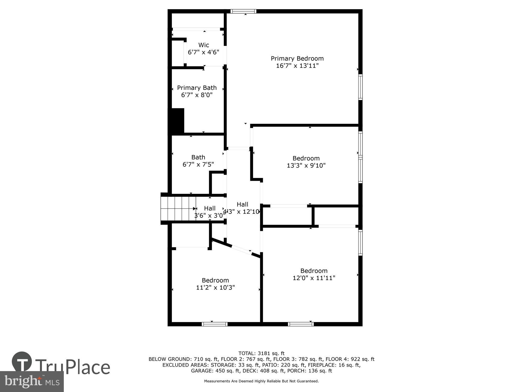 204 Hermleigh Road Silver Spring, MD 20902 - Photo 58 of 60 Upper Level Floor Plan
