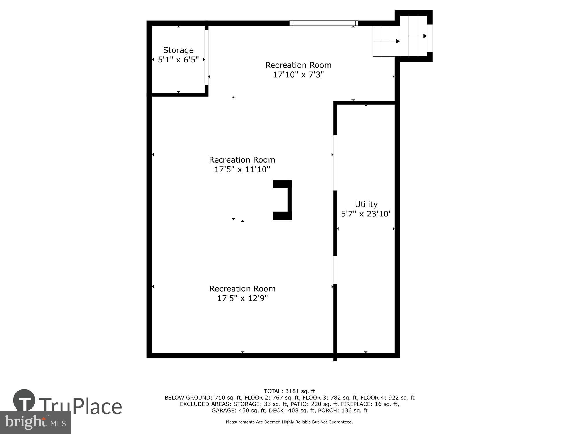 204 Hermleigh Road Silver Spring, MD 20902 - Photo 60 of 60 Basement Floor Plan