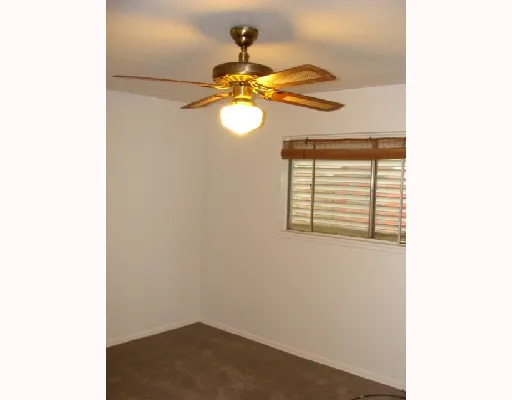 a view of a small space with a window