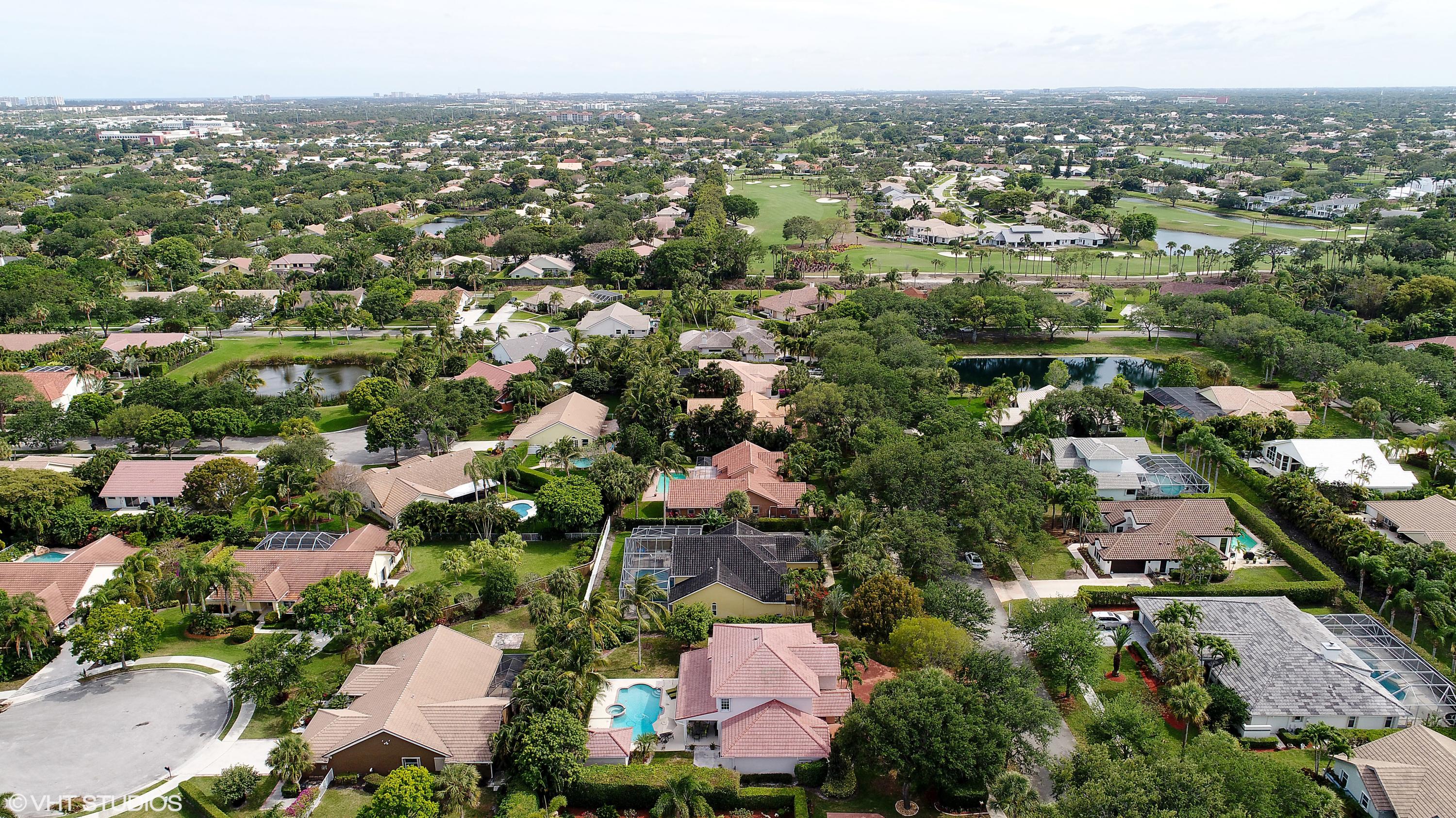 2235 Rabbit Hollowe Circle Delray Beach, FL 33445 - Photo 37 of 43 24_2235RabbitHollowCt_181004_AerialView_