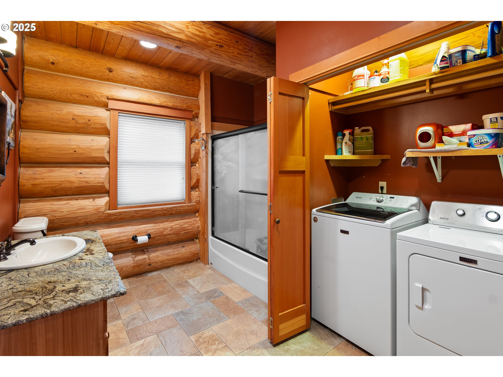 39582 Little Fall Creek Road Fall Creek, OR 97438 - Photo 12 of 44 a kitchen view of a stove and a refrigerator